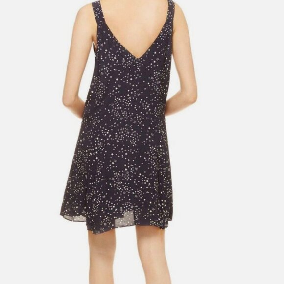 Sanctuary "Harlow" Dress Navy with White Stars Pattern Size: Small - Picture 9 of 10